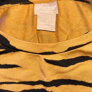 Cheetah print, beautiful woman’s quarterly sleeve shirt